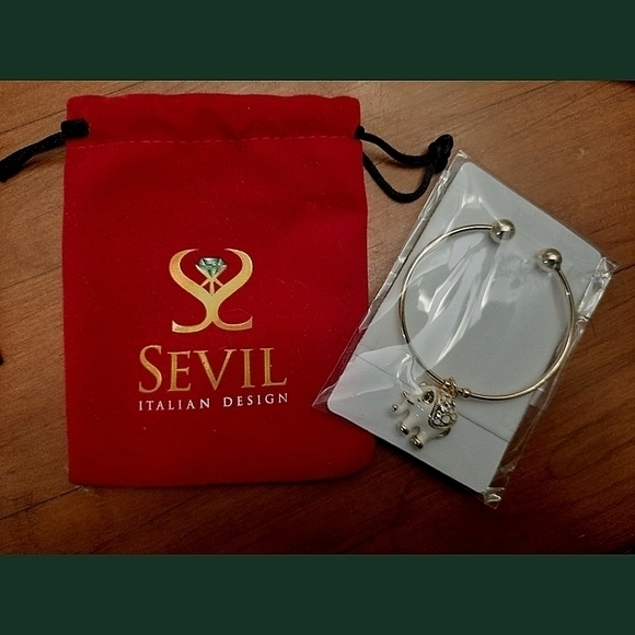 SEVIL Italian Design Elephant‎ Bracelet NEW - Picture 3 of 3